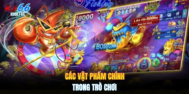 Các vật phẩm chính trong trò chơi