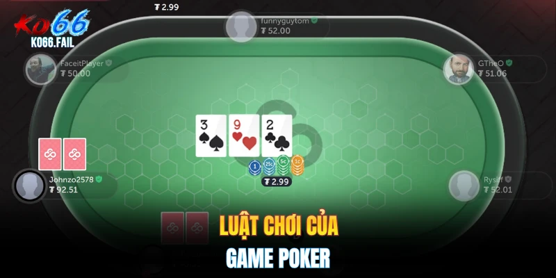 Luật chơi của game poker Luật chơi của game poker