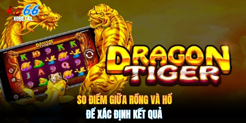 So điểm giữa Rồng và Hổ để xác định kết quả